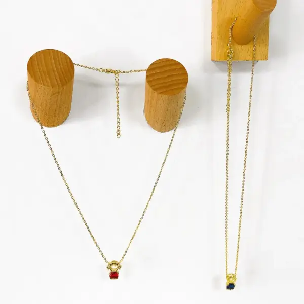 Copper Plating Cartoon Character Necklace