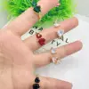 Wholesale Jewelry Vacation Modern Style Heart Shape Copper Zircon 18K Gold Plated Polishing Plating Open Rings
