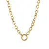 Wholesale 304 Stainless Steel DIY Basic Snake Bone Chain Necklace For Women Vacuum Plated 18K Gold Accessories Lobster Clasp Casual Travel