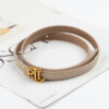 Wholesale Letter genuine leather women's thin belt cowhide belt