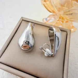Silver Drop-Shaped