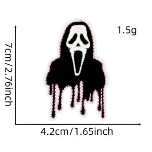 Skull cloth stickers 1#