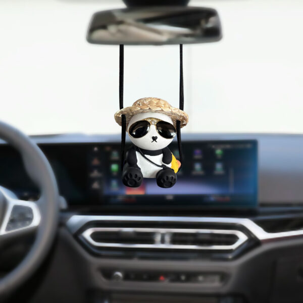 oly-a89529f665af0fd89e5ee52717a8c62c Wholesale Straw hat, sunglasses and panda car decoration pendant