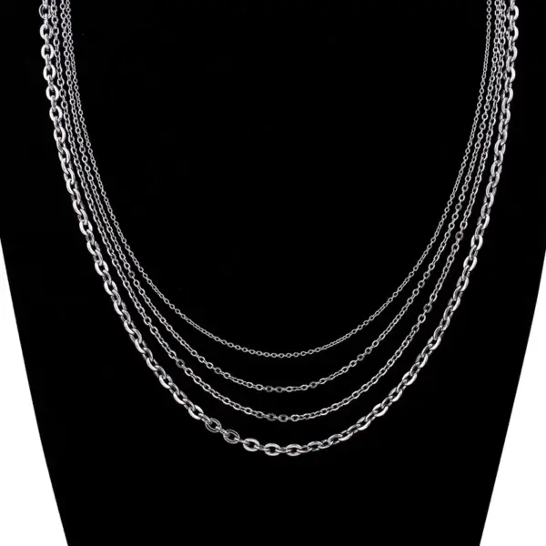 Wholesale Titanium Steel Fashion Geometric Necklace