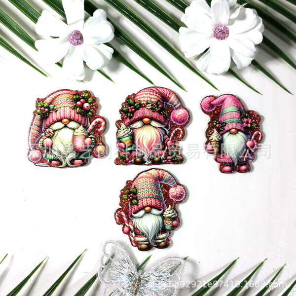 Wholesale Specializing in cross-border best-selling sequined acrylic DIY accessories and jewelry - Santa Claus series from Jingyi Innovation Factory