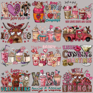 Wholesale Romantic Valentine's Day Heat Transfer