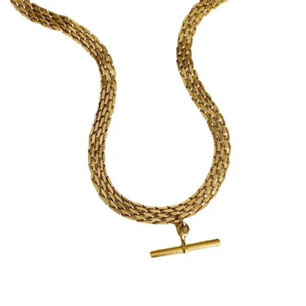 Wholesale Streetwear Geometric Titanium Steel Necklace