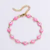 Wholesale PVD Coated 18K Gold Plated Devil'S Eye 304 Stainless Steel Classical Roman Style Waterproof Non Tarnish Bracelets Necklace