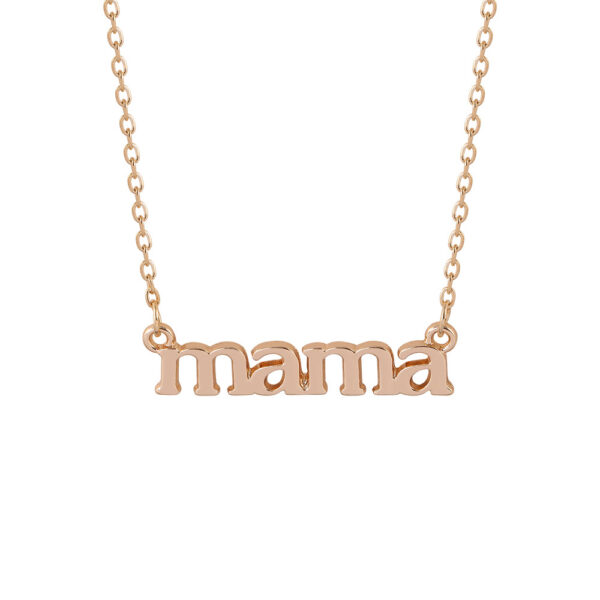 Wholesale Amazon New Mother's Day mama Letter Necklace Female Niche Design Sense ins Style Simple Female Clavicle Chain