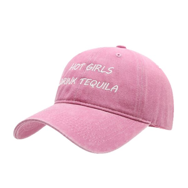 oly-a8bfc5beeb1ae75a1ca3171accc18387 Wholesale American-Style Trendy Fashion Letter Baseball Cap for Women, Washed Vintage Soft-Top Casual Baseball Cap for Men, Personalized Sun Hat