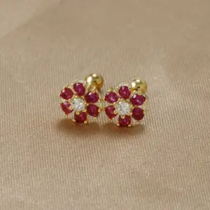 Gold-Rose / Red