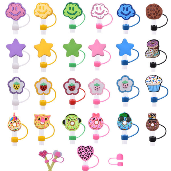 Wholesale Cute food internet celebrity straw cover