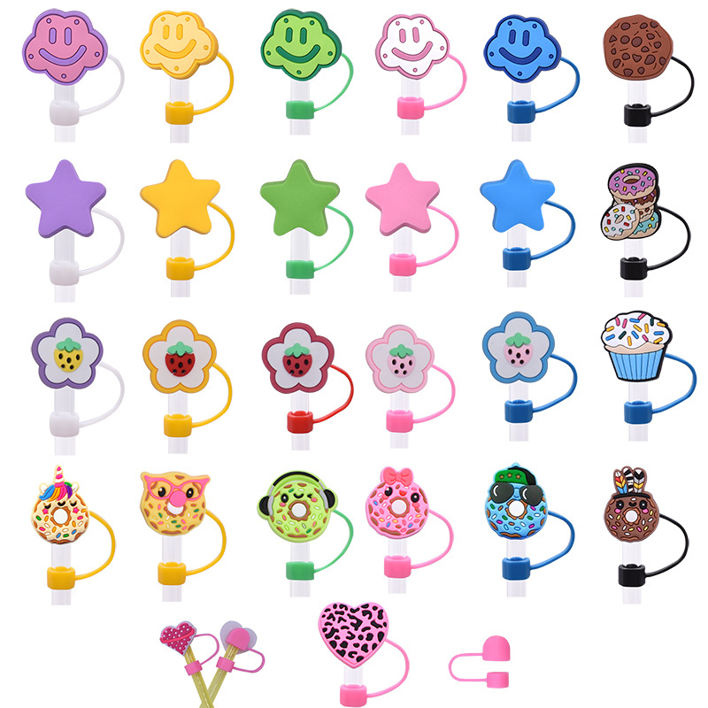 Wholesale Cute food internet celebrity straw cover