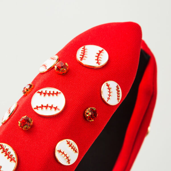 Wholesale Cross-border fashion new sports softball baseball accessories hairband trend diamond wide-brimmed hair accessories Amazon explosions