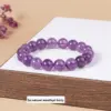 Wholesale Natural Crystal Tiger Eye Agate Single Circle Round Beads Bracelet Elegant Jewelry Simple Geometric Pattern Unisex Bracelet
