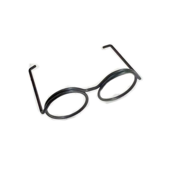 Wholesale 10pcs/pack 3.5cm Wire Black Mini Glasses Confused Doll Accessories