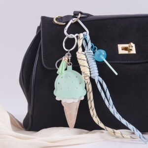 Miu style pendant-mint green ice cream-blue lollipop
