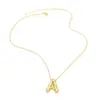 Wholesale Simple Style Letter Copper Plating Pendant Necklace