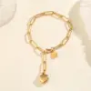 Simple Style Fruit 304 Stainless Steel 18K Gold Plated No Inlaid Bracelets In Bulk