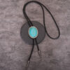 oly-a93db7005a2580a783fcfd7f3ddc511d Wholesale Turquoise Pattern Alloy Bolo Tie Necklace