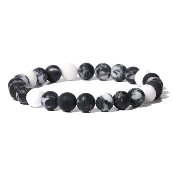 Wholesale Retro Geometric Natural Stone Beaded Bracelets