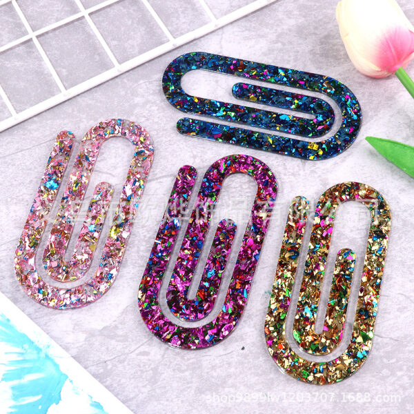 Wholesale Acrylic paperclip bookmark