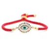 Wholesale Hot-selling Copper Micro-inlaid Zircon Devil's Eye Bracelet