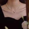 oly-a963d5fb49378c12a84a165852677166 Wholesale Diana Pearl Necklace Women's 2024 New High-end Necklace Entry Luxury Niche Lockbone Chain genuine goods Jewelry Aessories