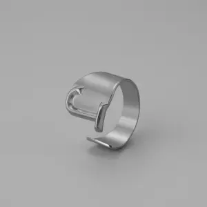 Silver J Open Ring J382-36 / Adjustable Opening