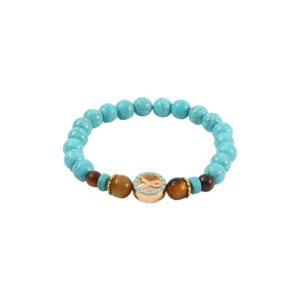 (golden 8 characters) turquoise style