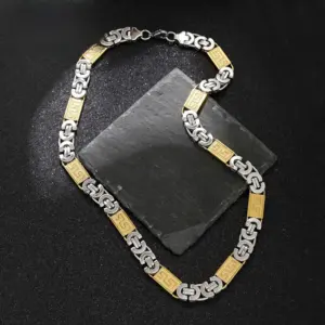 Steel Gold Necklace11mm*55cm / Stainless Steel S.STEEL