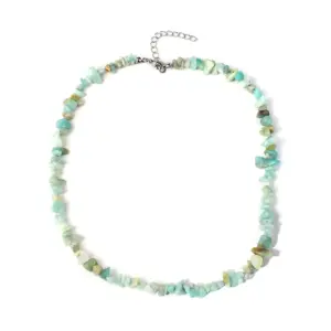 Green Snow Gravel Necklace