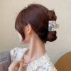 oly-a9b251f962058b14ccc4b1ba149090e5 Wholesale Western Style Playing Cards Pattern Leather Hairpin Shark Clip
