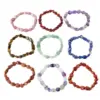 Wholesale Simple Style Round Natural Stone Beaded Bracelets 1 Piece