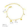 Wholesale Korean Style Simple Star Moon Bracelet Women's Titanium Steel All-match Jewelry Goddess Festival Gift Personalized Color-free Bracelet