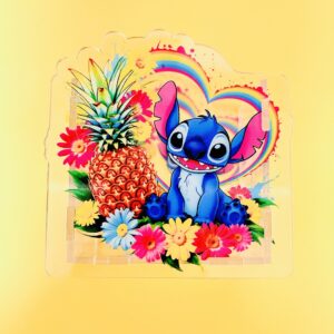B291-pineapple stitch pen holder