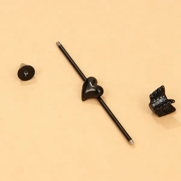 1 Piece Ear Cartilage Rings & Studs Fashion Arrow Stainless Steel Ear Cartilage Rings & Studs