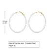 Wholesale PVD Coated Geometric 303 Stainless Steel Simple Style Waterproof Non Tarnish 304 Stainless Steel Hoop Earrings