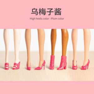 Plum plum sauce (4 pairs) / Supermodel dolls have similar foot shapes and can be worn