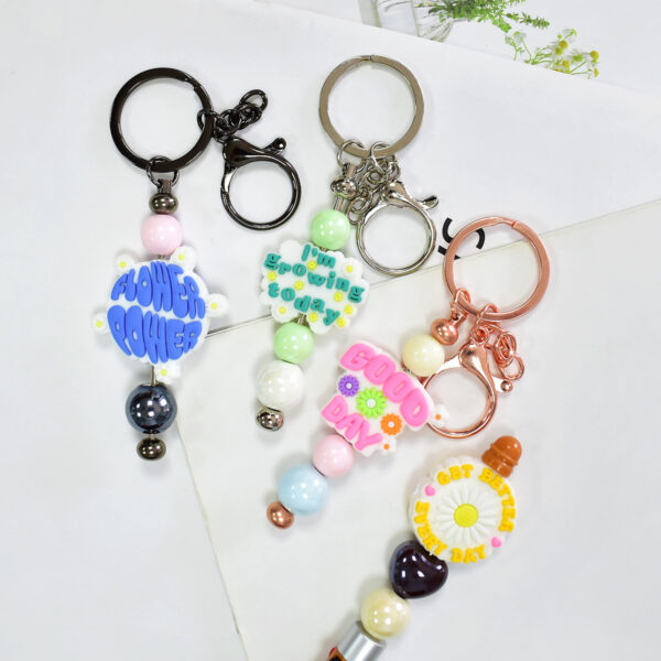 Wholesale cartoon PVC soft thick patch perforated DIY beads