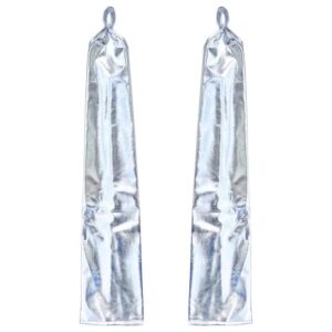 Silver finger hook gloves