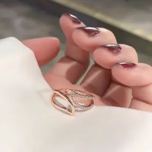 23# Ring-Rose Gold (Real Gold Plating)