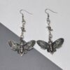 oly-a9fa5f985e41d745ac55aaf9f1f035be Wholesale European and American Exaggerated Earrings, Retro Gothic Style Thorn Moth Earrings, Halloween Funny Earrings