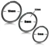 Fashion O-shape Stainless Steel Plating Nose Ring Nose Pin