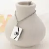Wholesale Simple Style Envelope Titanium Steel Polishing Pendant Necklace