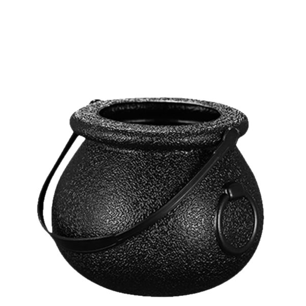 oly-aa0c69a611e78902800d2e245f46dd2a Wholesale Halloween Children's Portable Bucket Black Candy Jar Prom Decorative Ornaments Decorative Props Witch Jar