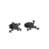 Wholesale PVD Coated 18K Gold Real Gold Plated Frog 304 Stainless Steel Fashion Waterproof Non Tarnish Ear Studs