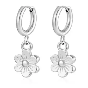 Steel Flower Ear Clip MS-687