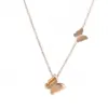 Wholesale 304 Stainless Steel 18K Gold Plated Plating Insect Necklace