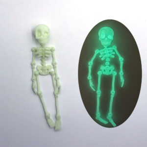 Skeleton man regular style - luminous green